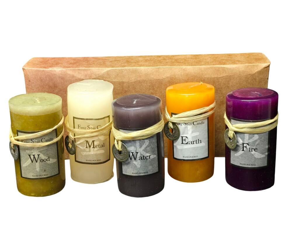 Feng Shui 5 Elements Wood Metal Water Earth Fire Chesapeake Bay Candles